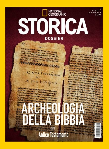 Storica National Geographic Speciale – Archeologia della Bibbia Parte I – Ottobre 2019 Cover