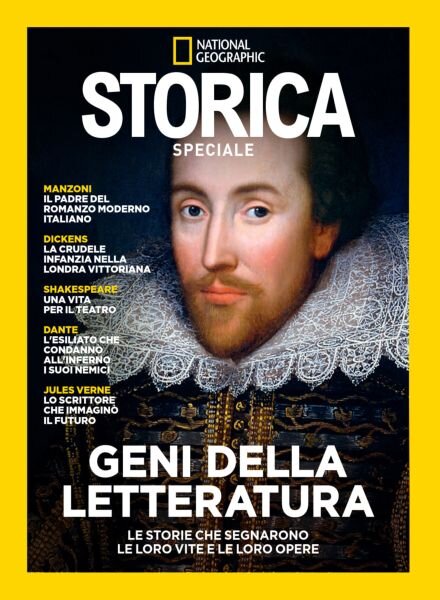 Storica National Geographic Speciale – Geni della Letteratura – 2024 Cover