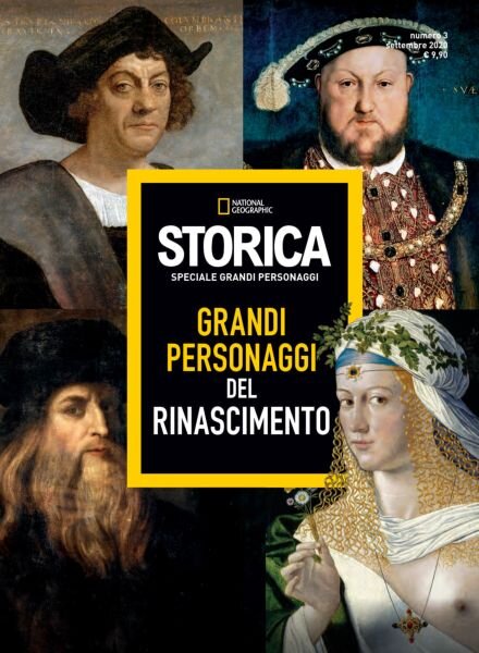 Storica National Geographic Speciale – Grandi Personaggi del Rinascimento – Settembre 2020 Cover