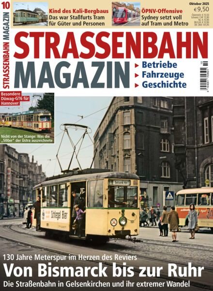 Strassenbahn Magazin – Oktober 2025 Cover