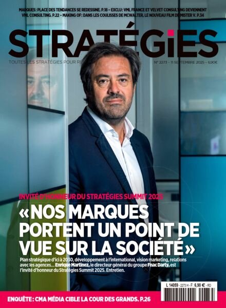 Strategies – 11 Septembre 2025 Cover