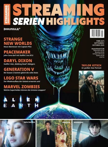 Streaming Serien Highlights – September-Oktober 2025 Cover