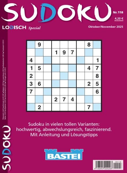 Sudoku Logisch Spezial – Nr 118 2025 Cover