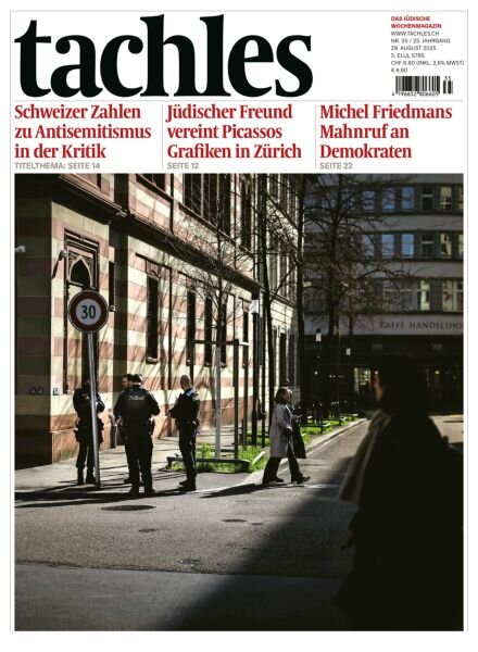 Tachles – 29 August 2025 Cover