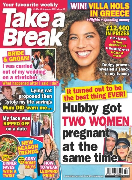 Take a Break Weekly – 11 September 2025 Cover