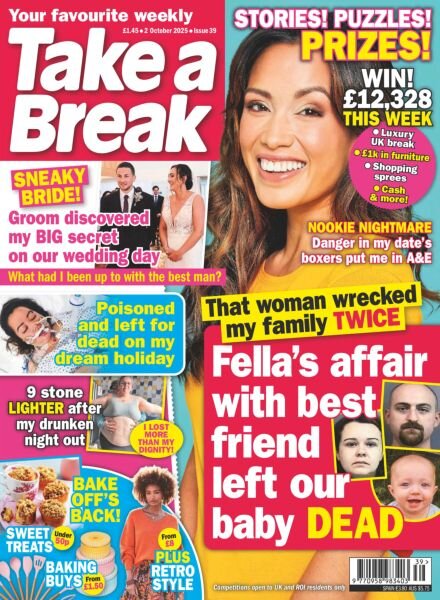 Take a Break Weekly – 25 September 2025 Cover