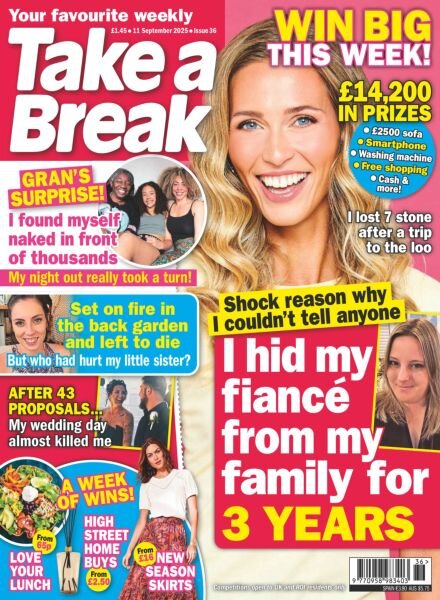 Take a Break Weekly – 4 September 2025 Cover