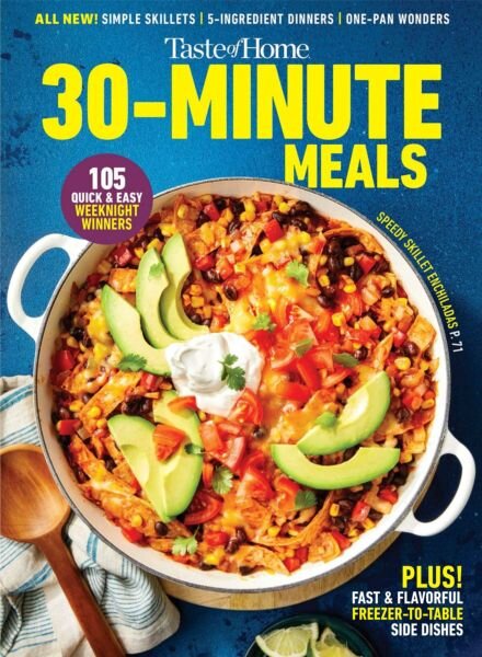 Taste Of Home – 30-Minute Meals 2025 Cover