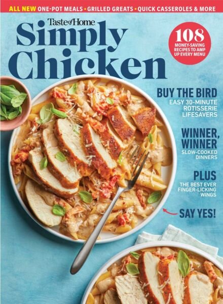 Taste OF Home – Simply Chicken 2025 Cover