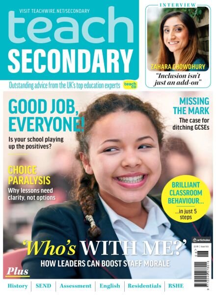 Teach Secondary – Volume 14 N 6 2025 Cover
