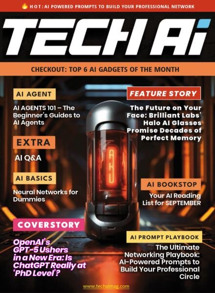 Tech AI Magazine – September 2025 Cover