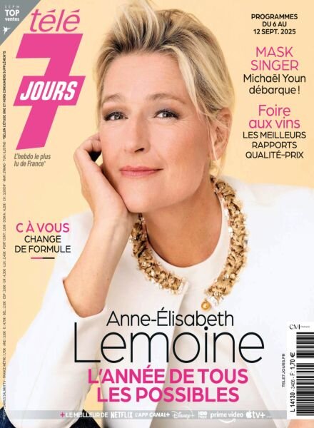 Tele 7 Jours – 1 Septembre 2025 Cover