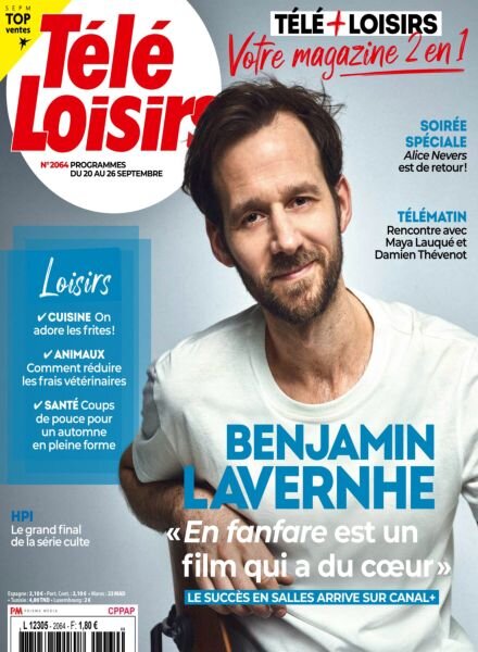 Tele Loisirs – 15 Septembre 2025 Cover