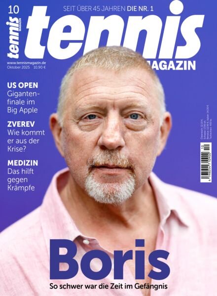 Tennis Magazin – Oktober 2025 Cover