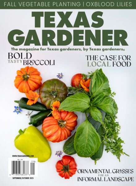 Texas Gardener – September-October 2025 Cover
