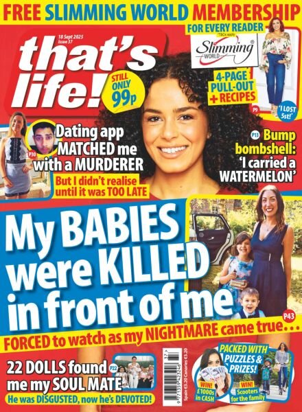 that’s life! UK – 11 September 2025 Cover