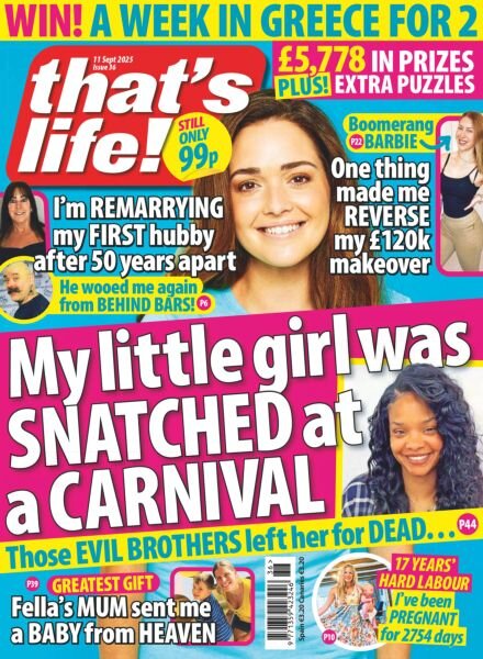 that’s life! UK – 4 September 2025 Cover