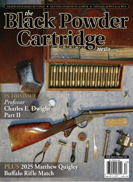 The Black Powder Cartridge News – Fall 2025 Cover
