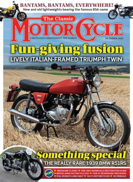 The Classic MotorCycle – October 2025 Cover