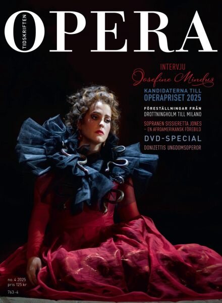 Tidskriften Opera – September 2025 Cover