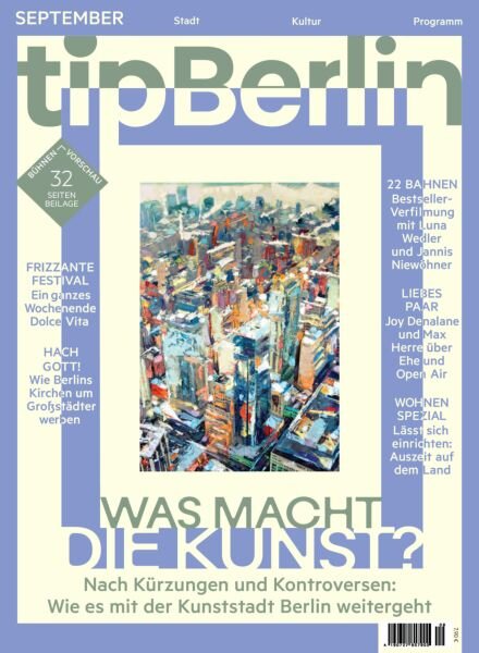 tip Berlin – September 2025 Cover
