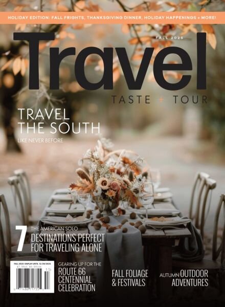 Travel Taste and Tour – Fall 2025 Cover
