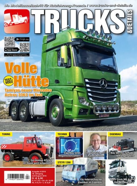 Trucks & Details – Juli-August 2016 Cover