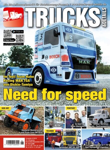 Trucks & Details – November-Dezember 2016 Cover