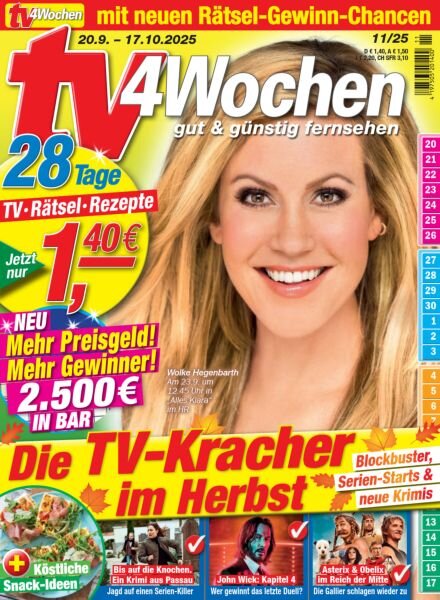 TV 4 Wochen – Nr 11 2025 Cover