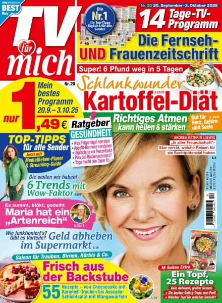 TV fur mich – 11 September 2025 Cover