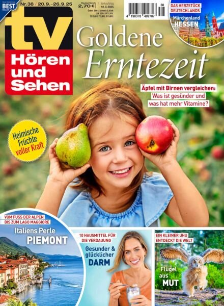 TV Horen und Sehen – 12 September 2025 Cover