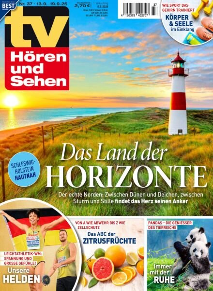 TV Horen und Sehen – 5 September 2025 Cover