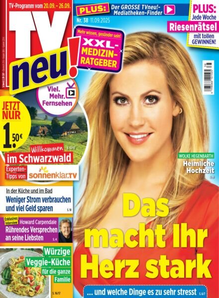 TV neu – Nr 38 2025 Cover