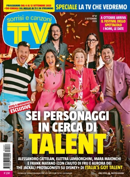TV Sorrisi e Canzoni – 2 Settembre 2025 Cover