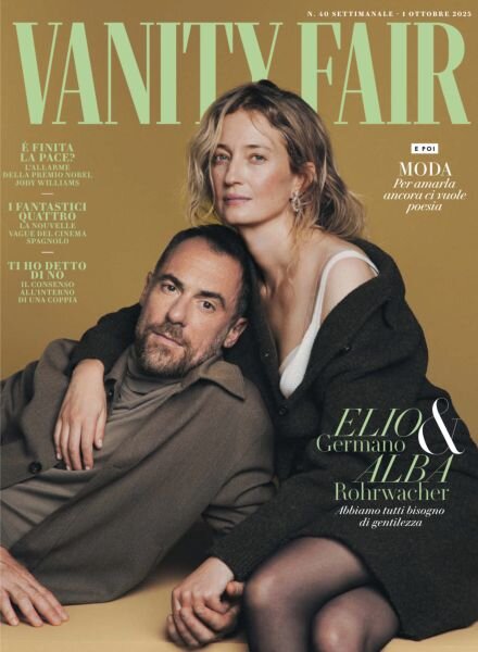 Vanity Fair Italia – 1 Ottobre 2025 Cover