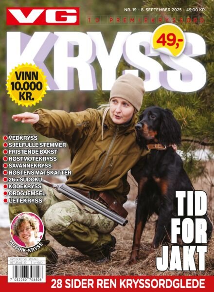 VG Kryssord – 8 September 2025 Cover