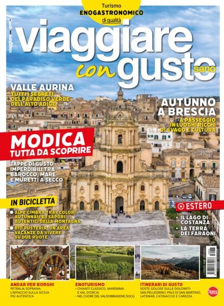 Viaggiare con Gusto Sano – Ottobre-Novembre 2025 Cover
