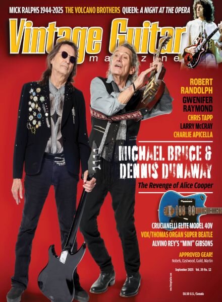 Vintage Guitar – September 2025 Cover