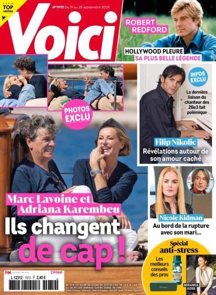 Voici – 19 Septembre 2025 Cover
