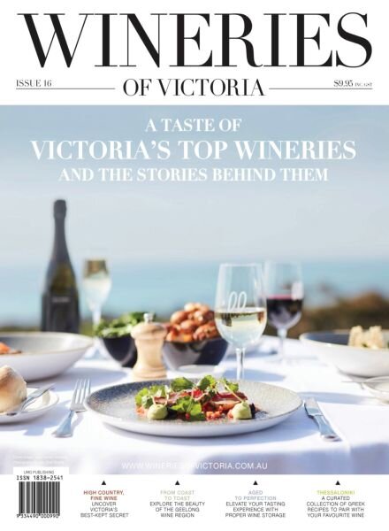 Wineries of Victoria – September 2025 Cover