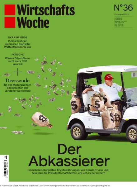 WirtschaftsWoche – 29 August 2025 Cover