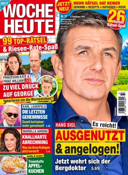 Woche Heute – 3 September 2025 Cover