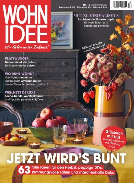 Wohnidee – Oktober 2025 Cover