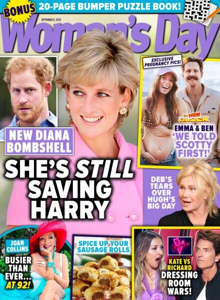 Woman’s Day Australia – September 8 2025 Cover