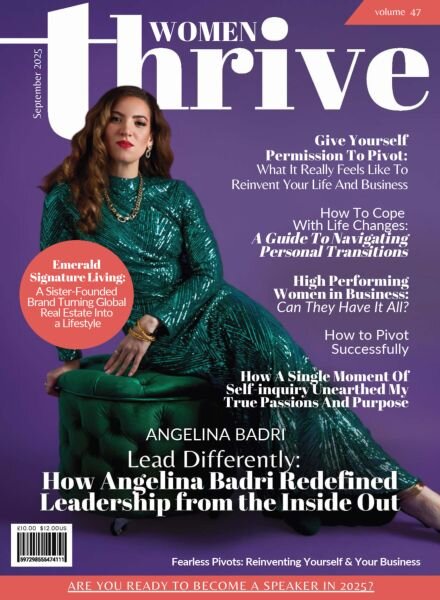 Women Thrive Magazine – September 2025 Cover