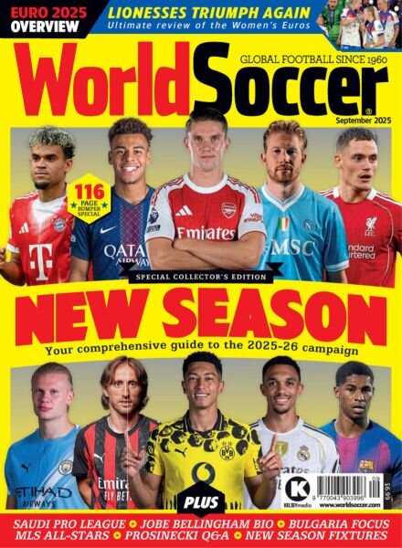 World Soccer – September 2025 Cover