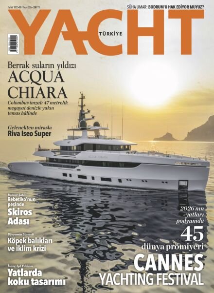 Yacht Turkiye – Eylul 2025 Cover
