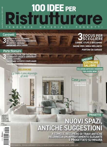 100 Idee per Ristrutturare – Ottobre 2025 Cover