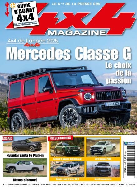 4×4 Magazine France – Octobre-Decembre 2025 Cover