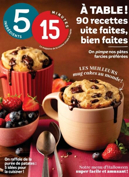 5 Ingredients 15 Minutes – Novembre 2025 Cover